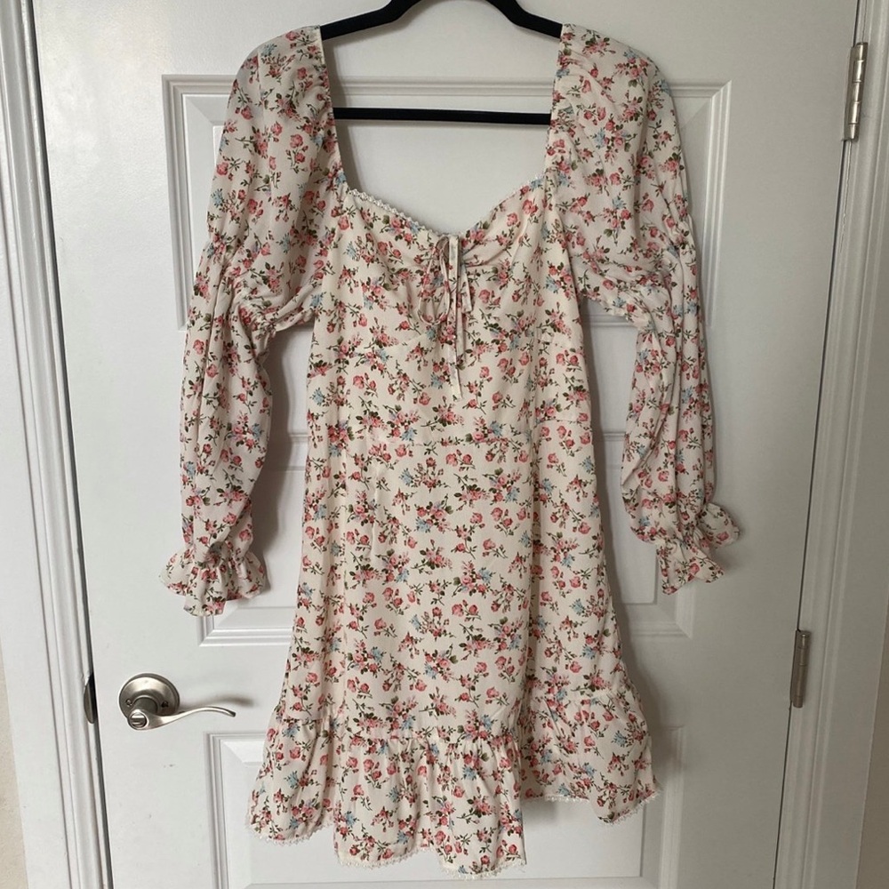 Ruffle mini dress